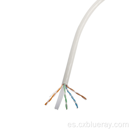 CCA UTP CAT6 23AWG 4PAIR HDPE con Seperator PVC Chaqueta Interior Comunicación de comunicación Cable LAN